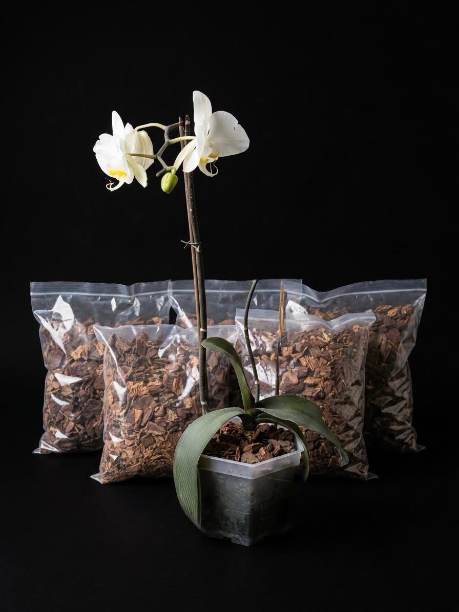 Sustrato de Orquidea